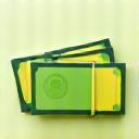 Stylized icon for cash and vouchers