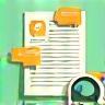 Icon symbolizing document interpretation support