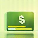 Stylized icon for online banking